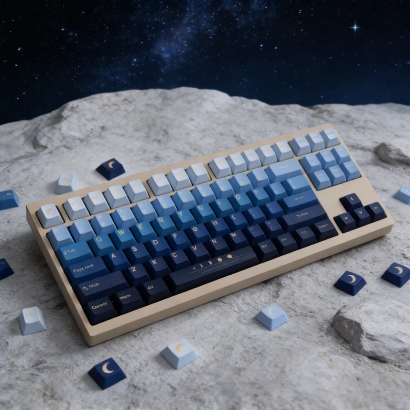 Moonrise Themed Keycap Set Gradient Blue Gaming Keycaps PBT Cherry Point Key Cap for Rainy75 Mechanical Keyboard Accessories
Moonrise Themed Keycap Set Gradient Blue Gaming Keycaps PBT Cherry Point Key Cap for Rainy75 Mechanical Keyboard Accessories