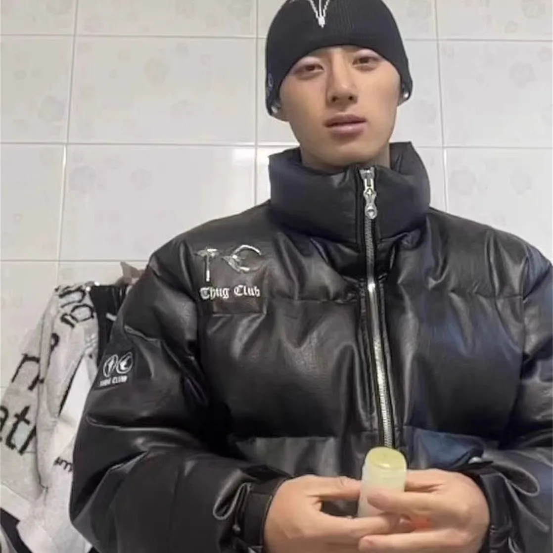 Loose Fit Casual Hip Hop Trendy down Cotton Jaet Youth Sle Autumn Winter Thiened Zipper Closure Hoodl Stand Collar
Loose Fit Casual Hip Hop Trendy down Cotton Jaet Youth Sle Autumn Winter Thiened Zipper Closure Hoodl Stand Collar