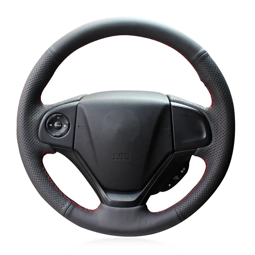 Black Artificial Leather Hand-stitched No-slip Car Steering Wheel Cover for Honda CR-V CRV 2012 2013 2014 2015 2016 2017 2018
Black Artificial Leather Hand-stitched No-slip Car Steering Wheel Cover for Honda CR-V CRV 2012 2013 2014 2015 2016 2017 2018
