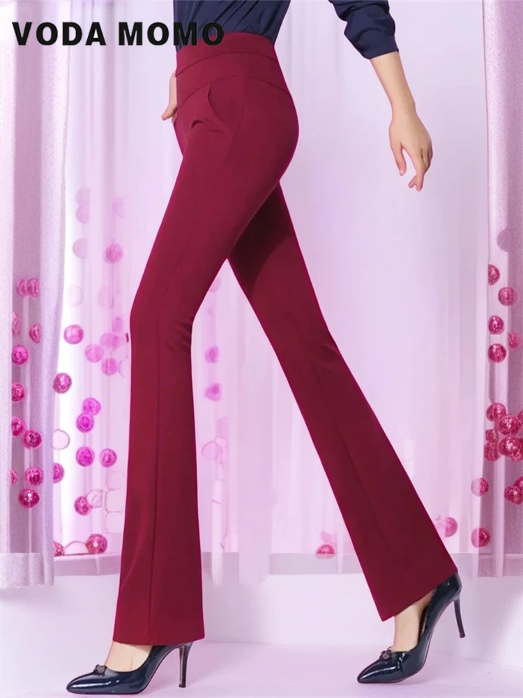 Autumn Winter Warm Fleece Thick High Waist Women's Wide Leg Capris Flare Pants For Women Skinny Long Pants Woman Trousers New
Autumn Winter Warm Fleece Thick High Waist Women's Wide Leg Capris Flare Pants For Women Skinny Long Pants Woman Trousers New