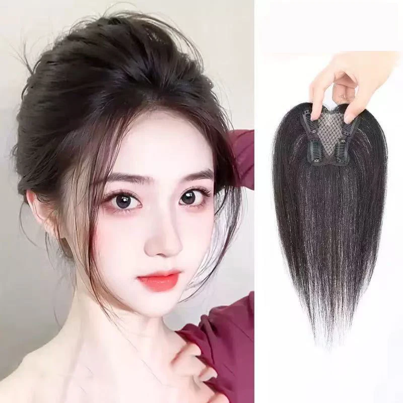 Breathable Top Hair Repair Human Hair Toppers Natural Hairpiece 4 Clips In Extension For Hair Volume Increase Cover Gray Hair
Breathable Top Hair Repair Human Hair Toppers Natural Hairpiece 4 Clips In Extension For Hair Volume Increase Cover Gray Hair