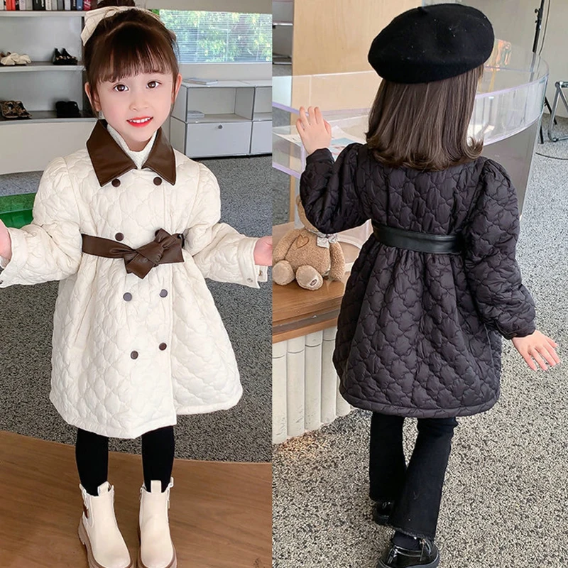 Winter Autumn For Cotton Girls Coat And Jacket PU Leather Girls Jacket Thickened Cotton Coats Mid Length Jacket Kids Children
Winter Autumn For Cotton Girls Coat And Jacket PU Leather Girls Jacket Thickened Cotton Coats Mid Length Jacket Kids Children