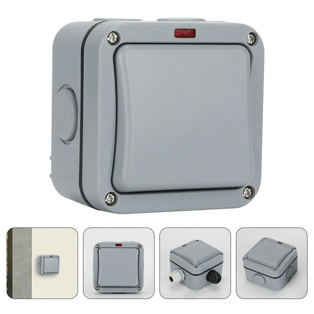 Waterproof Wall Switch Outdoor Weatherproof Light Button For Garden Bathroom Rainproof Electrical Push Button Starter Switch
Waterproof Wall Switch Outdoor Weatherproof Light Button For Garden Bathroom Rainproof Electrical Push Button Starter Switch