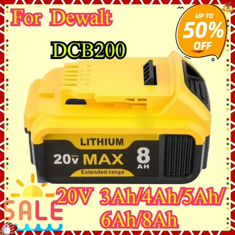 Батарея DCB200 для DeWalt 20 В 6,0 Ач MAX, литиевая аккумуляторная батарея, электроинструменты DCB142 DCD735L2 DCF835C2 DCF835L2
Батарея DCB200 для DeWalt 20 В 6,0 Ач MAX, литиевая аккумуляторная батарея, электроинструменты DCB142 DCD735L2 DCF835C2 DCF835L2
