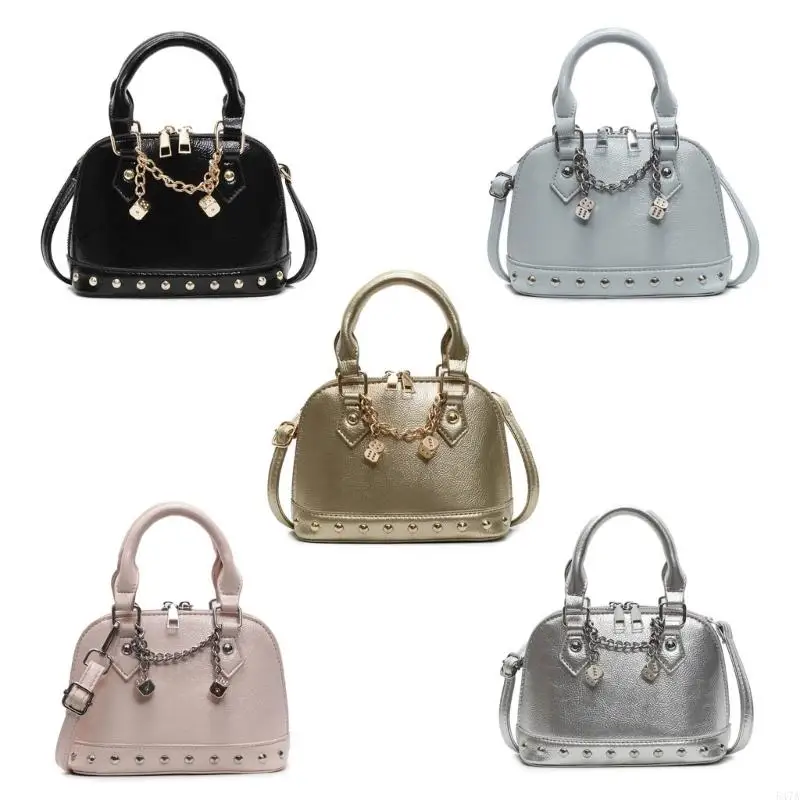 Modern Women's PU Shell Shoulder Bags Office Crossbody Bags With Rivet Decors 547A
Modern Women's PU Shell Shoulder Bags Office Crossbody Bags With Rivet Decors 547A