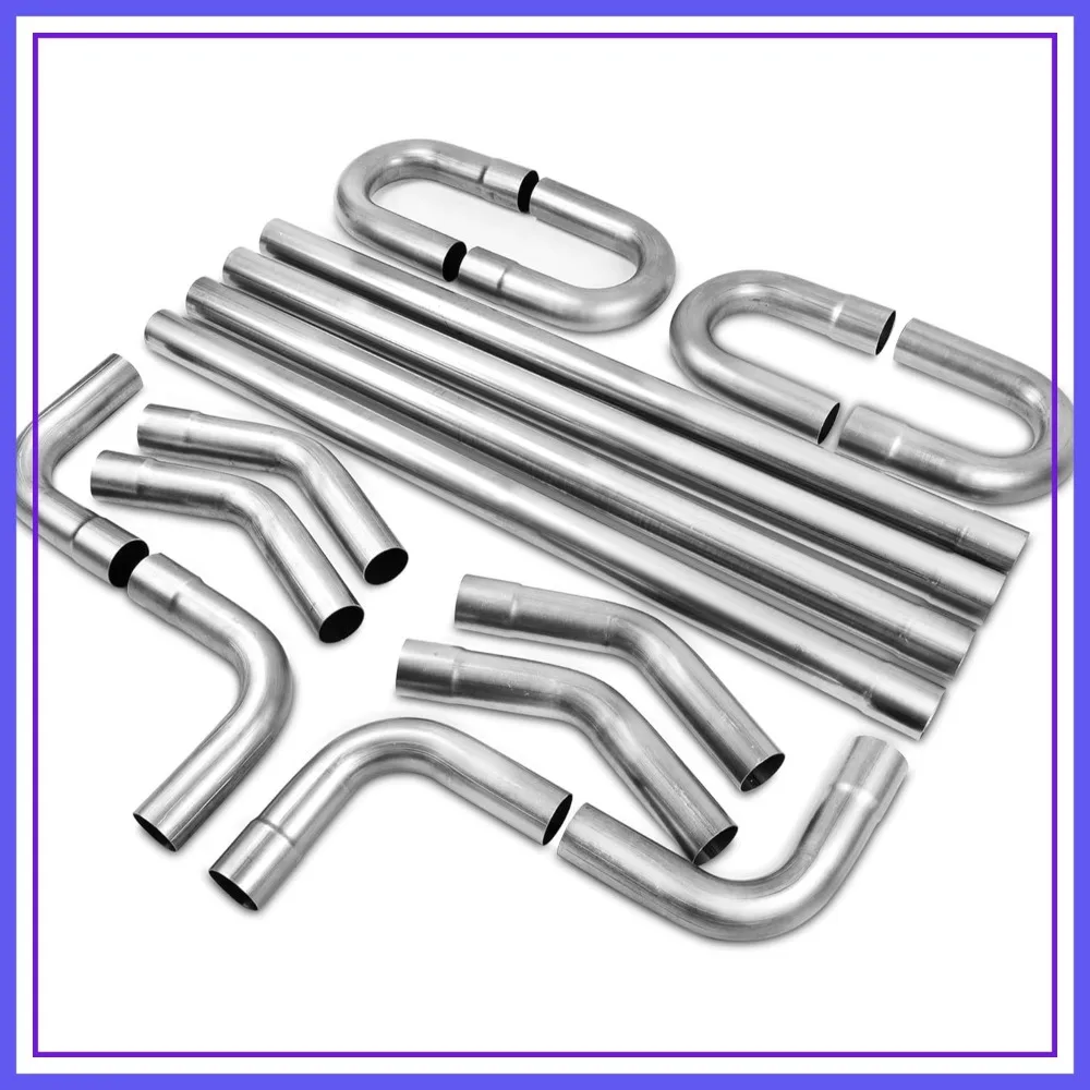 2'' Custom Exhaust Kit Universal Mild Steel 16 Gauge Tubing Mandrel Bend Pipe Straight & U-Bend - 16PCS
2'' Custom Exhaust Kit Universal Mild Steel 16 Gauge Tubing Mandrel Bend Pipe Straight & U-Bend - 16PCS