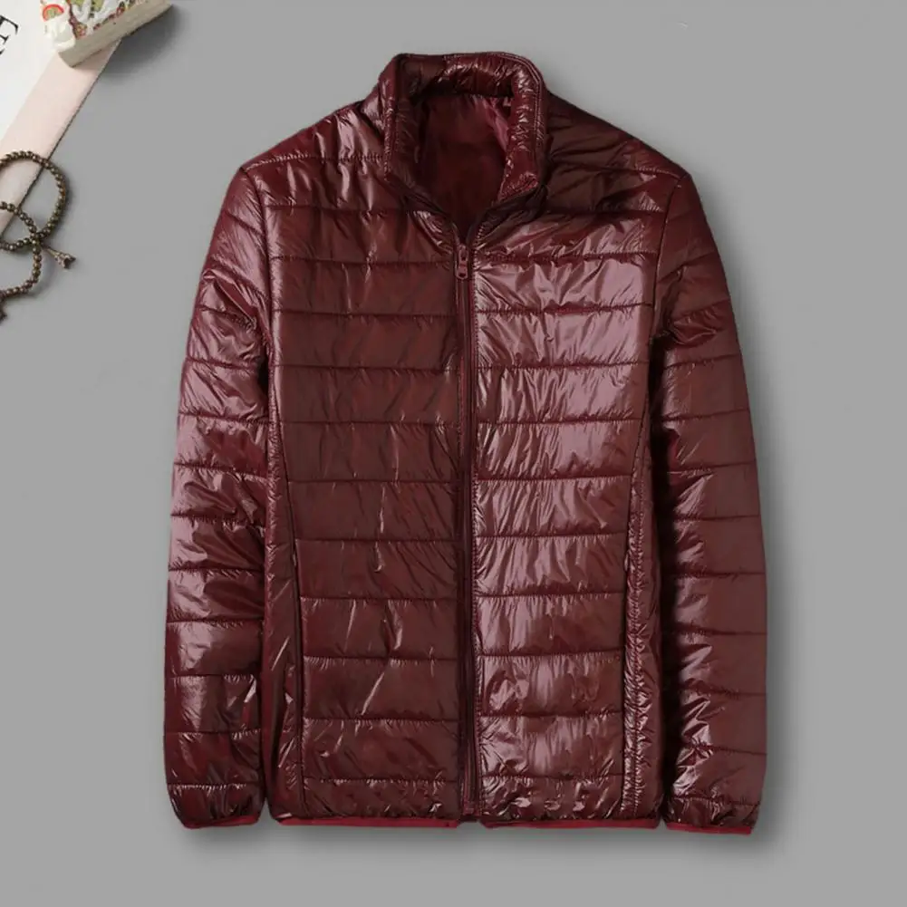 Men Cotton Coat Windproof Men's Winter Cotton Coat with Stand Collar Padded Pockets Soft Zip-up Jacket for Neck Protection Men
Men Cotton Coat Windproof Men's Winter Cotton Coat with Stand Collar Padded Pockets Soft Zip-up Jacket for Neck Protection Men
