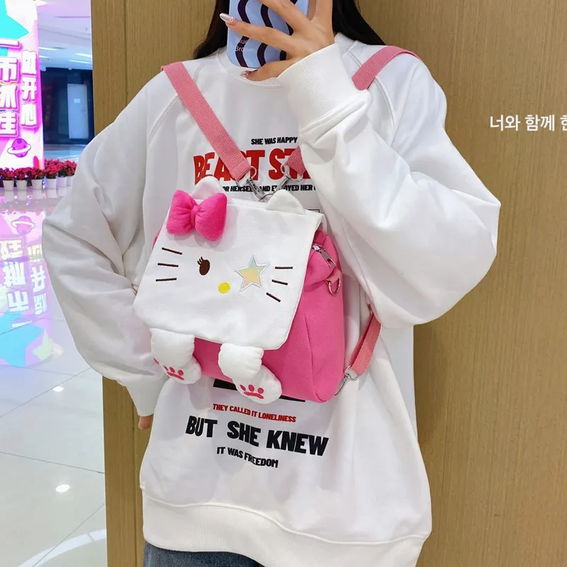 Sanrio Новинка мультяшная сумка через плечо Hello Kitty вместительная Повседневная и облегченная сумка через плечо милый водонепроницаемый рюкзак на плечо
Sanrio Новинка мультяшная сумка через плечо Hello Kitty вместительная Повседневная и облегченная сумка через плечо милый водонепроницаемый рюкзак на плечо