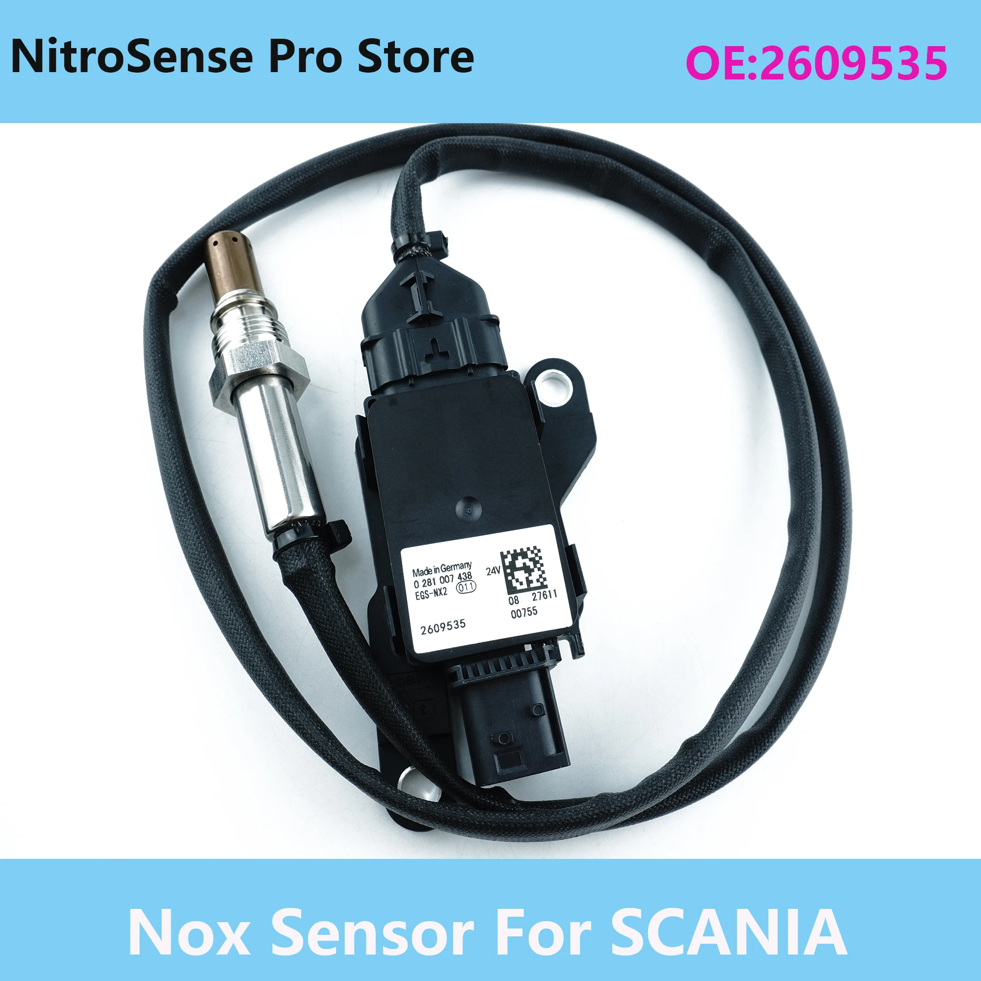 High Quality 2609535 2929983 0281007438 07826 New Nitrogen Oxide Nox Sensor For SCANIA L P G R S Series
High Quality 2609535 2929983 0281007438 07826 New Nitrogen Oxide Nox Sensor For SCANIA L P G R S Series