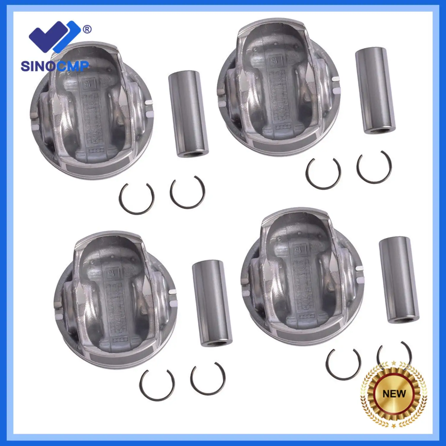 4pcs New Engine Pistons & Rings 234102G400 For Hyundai Sonata Kia Optima 2011-2013 G4KH 2.0L Turbo Car Accessories
4pcs New Engine Pistons & Rings 234102G400 For Hyundai Sonata Kia Optima 2011-2013 G4KH 2.0L Turbo Car Accessories