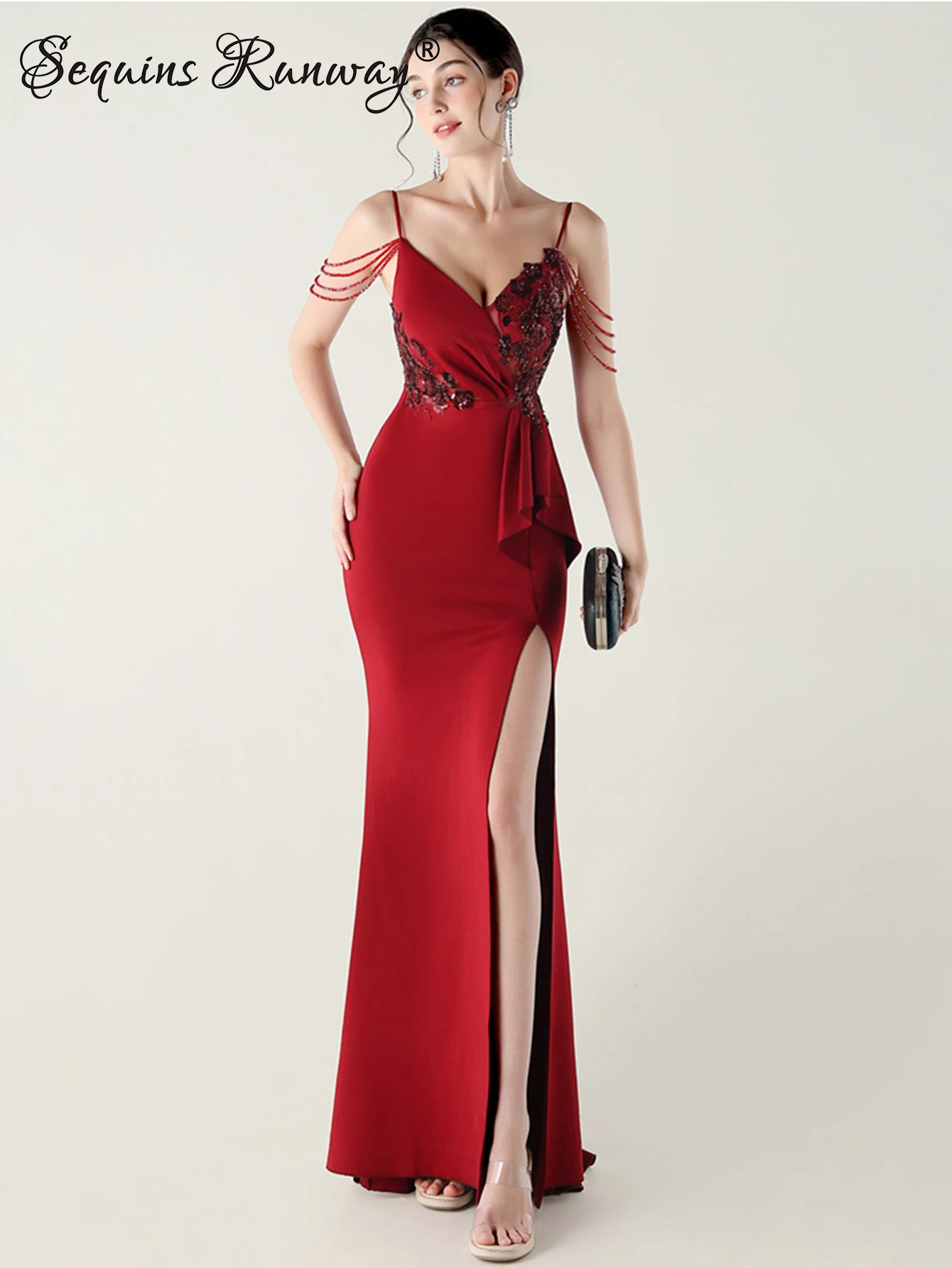 Sexy backless sequin black summer dress women elegant wedding party long dresses 2025 woman luxury prom evening dresses vestidos
Sexy backless sequin black summer dress women elegant wedding party long dresses 2025 woman luxury prom evening dresses vestidos