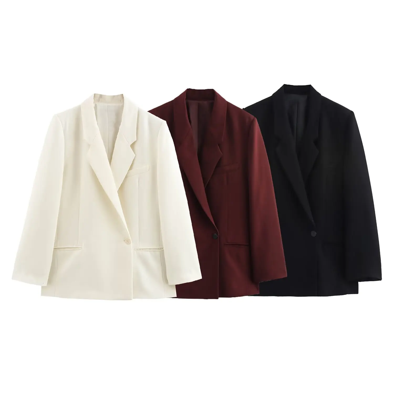 2025 new women's European and American style all-match double-breasted loose casual slit suit jacket
2025 new women's European and American style all-match double-breasted loose casual slit suit jacket