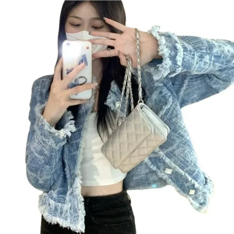 New Spring Autumn Thicken Flower Knitted Casual Versatile Jacket Top Small Fragrant Outwear Light Luxury Denim Surcoats Women's
New Spring Autumn Thicken Flower Knitted Casual Versatile Jacket Top Small Fragrant Outwear Light Luxury Denim Surcoats Women's