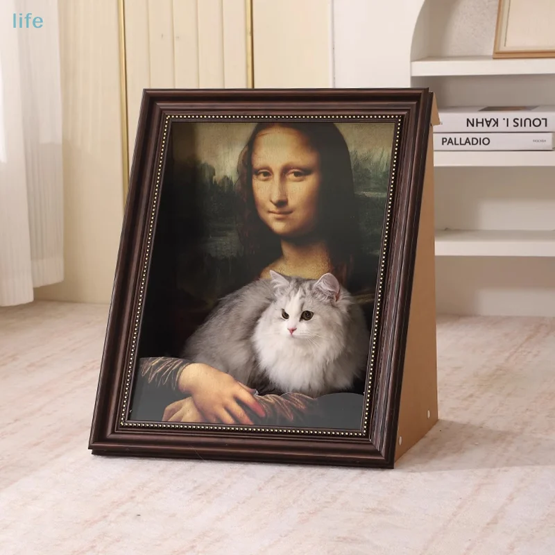 Креативная ретро Мона Лиза кошачье гнездо картина маслом кошачья кровать кошачья когтеточка Мона Лиза кошачья пещера для домашнего декора фоторамка кошачья комната
Креативная ретро Мона Лиза кошачье гнездо картина маслом кошачья кровать кошачья когтеточка Мона Лиза кошачья пещера для домашнего декора фоторамка кошачья комната