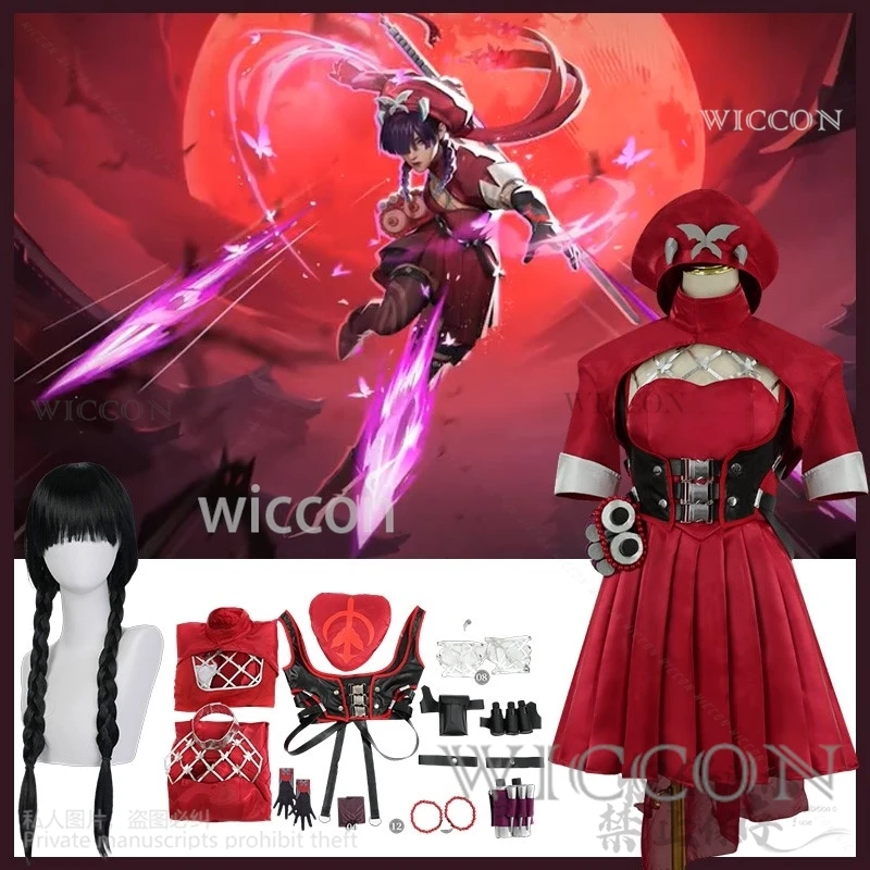 Psylocke Косплей Игра Rivals Blood Kariudo Костюм Красные костюмы моряка Шляпа Сексуальное платье Лолита Готический двойной хвост Cos Индивидуальные
Psylocke Косплей Игра Rivals Blood Kariudo Костюм Красные костюмы моряка Шляпа Сексуальное платье Лолита Готический двойной хвост Cos Индивидуальные
