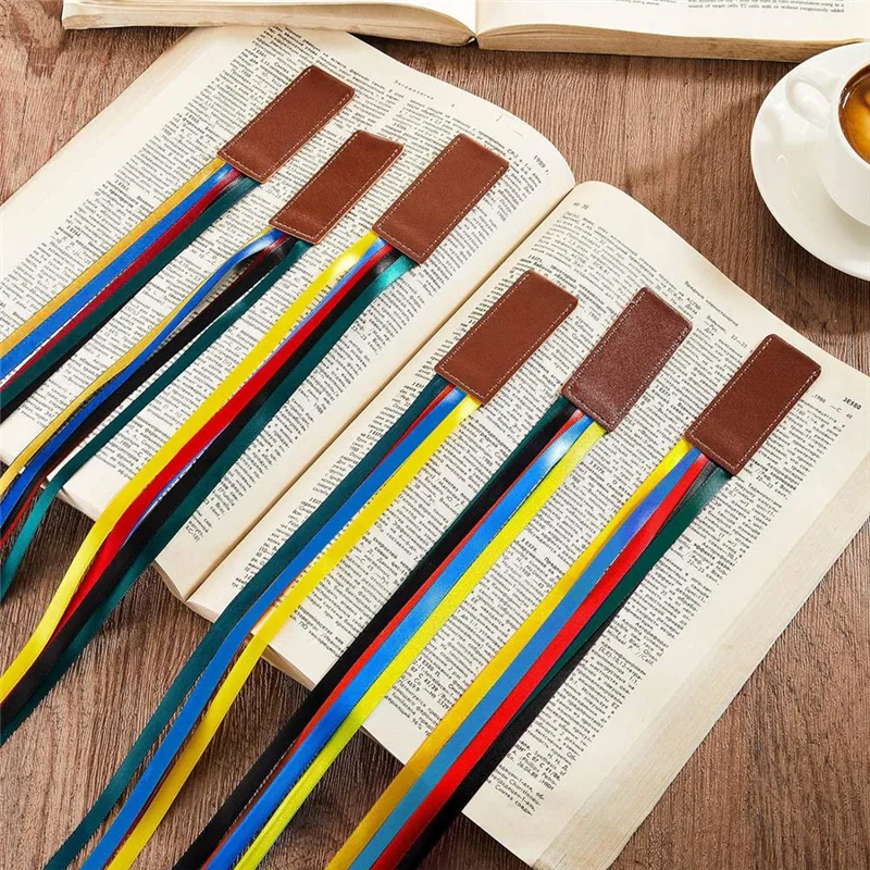AU61-20 Pcs Bible Ribbon Bookmark Bulk Artificial Leather Christian Book Markers With 5 Colorful Ribbons For Books
AU61-20 Pcs Bible Ribbon Bookmark Bulk Artificial Leather Christian Book Markers With 5 Colorful Ribbons For Books