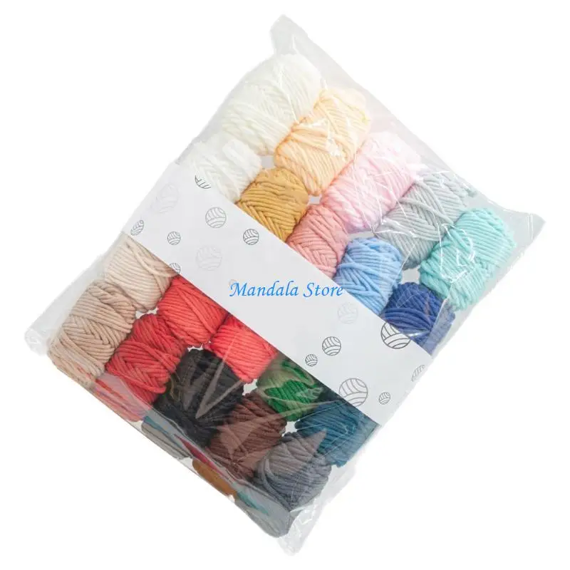 U2JC Crochet Yarn 20 Colorx16g Hand Knitting Wools Yarn Cotton Yarn for Knitting Crochet Sweater, Blankets and Crafts
U2JC Crochet Yarn 20 Colorx16g Hand Knitting Wools Yarn Cotton Yarn for Knitting Crochet Sweater, Blankets and Crafts