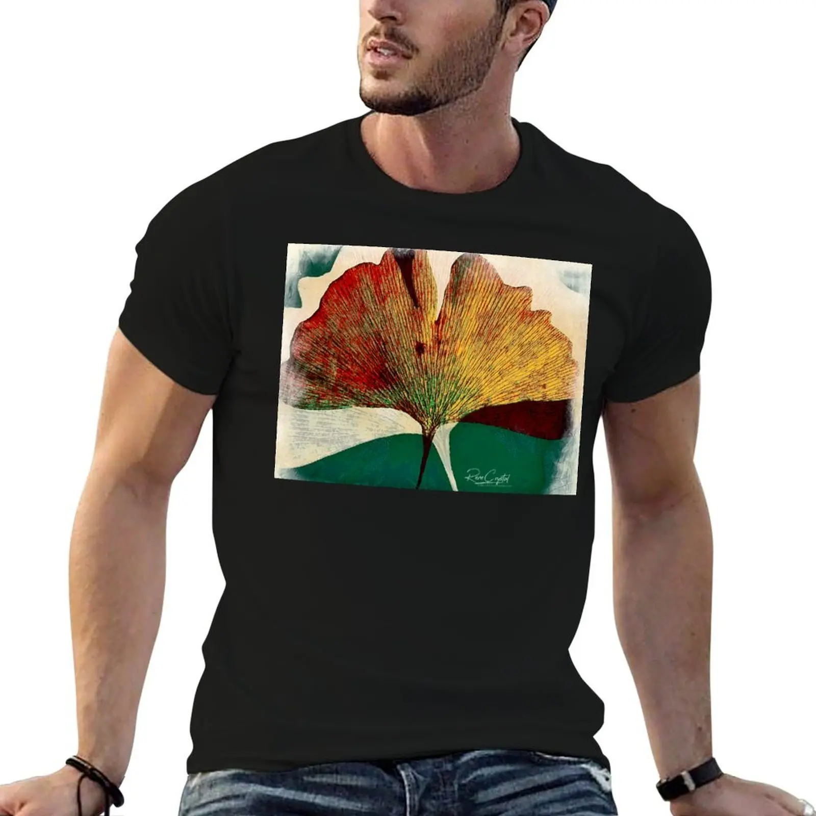 Ginkgo de Mayo T-Shirt man t shirt cotton t shirts for man graphic vintage T-Shirt
Ginkgo de Mayo T-Shirt man t shirt cotton t shirts for man graphic vintage T-Shirt