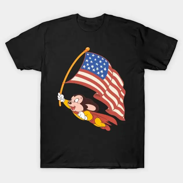 Vintage Mighty Mouse T-Shirt Casual O-Neck Tee Shirts Streetwear New Fashion Top Tees
Vintage Mighty Mouse T-Shirt Casual O-Neck Tee Shirts Streetwear New Fashion Top Tees