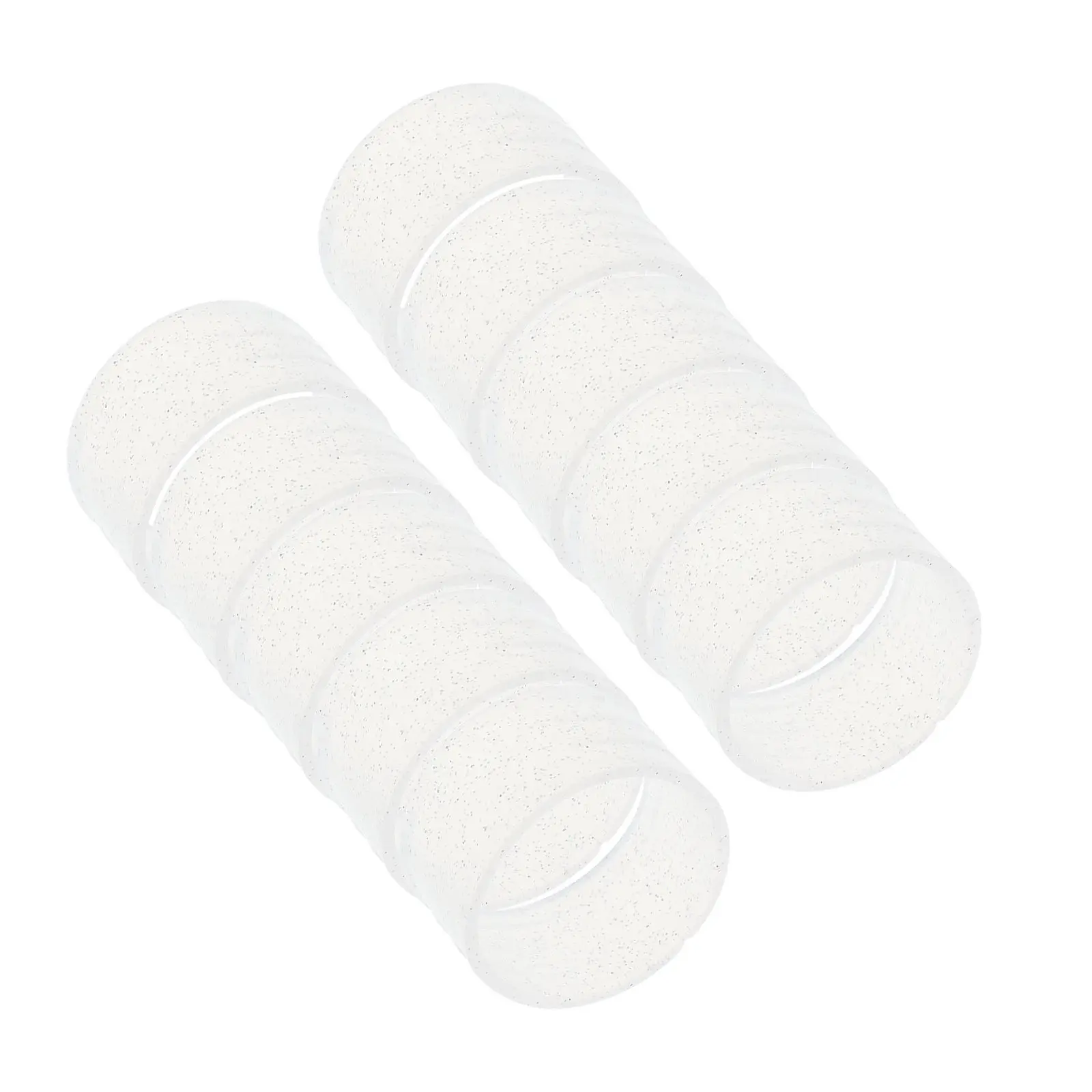 10Pcs Silicone Tennis Racket Rings Stylish Sparkling Design Sweat Absorbing Firm Fit Dampener Racket Accessory