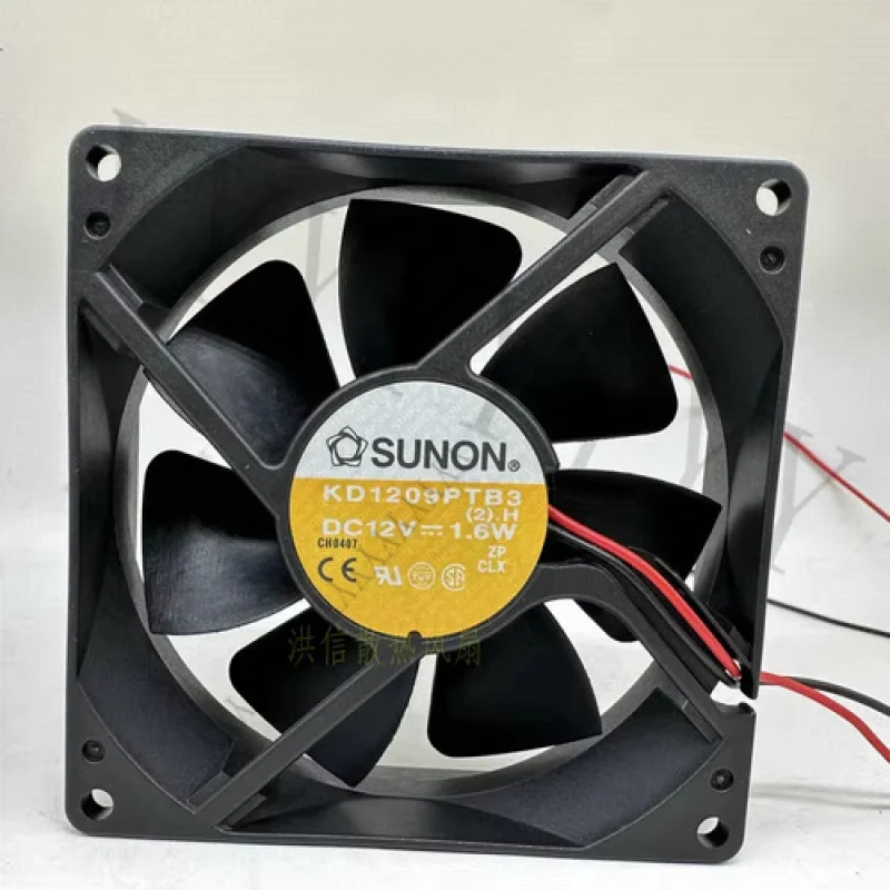 for 1 PCS SUNON Fan KD1209PTB3 DC12V 1.6W 9225 92*25MM 2 wire cooling fan
for 1 PCS SUNON Fan KD1209PTB3 DC12V 1.6W 9225 92*25MM 2 wire cooling fan