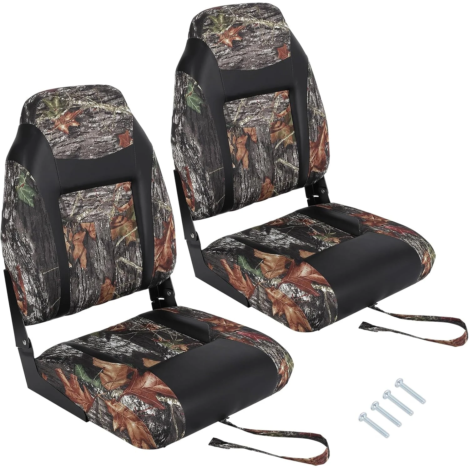 2 Pack Folding Boat Seats, High Back Fishing Boat Seat, Comfortable Boat Chairs with Thick Sponge Padding and Hinge for Sightsee
2 Pack Folding Boat Seats, High Back Fishing Boat Seat, Comfortable Boat Chairs with Thick Sponge Padding and Hinge for Sightsee
