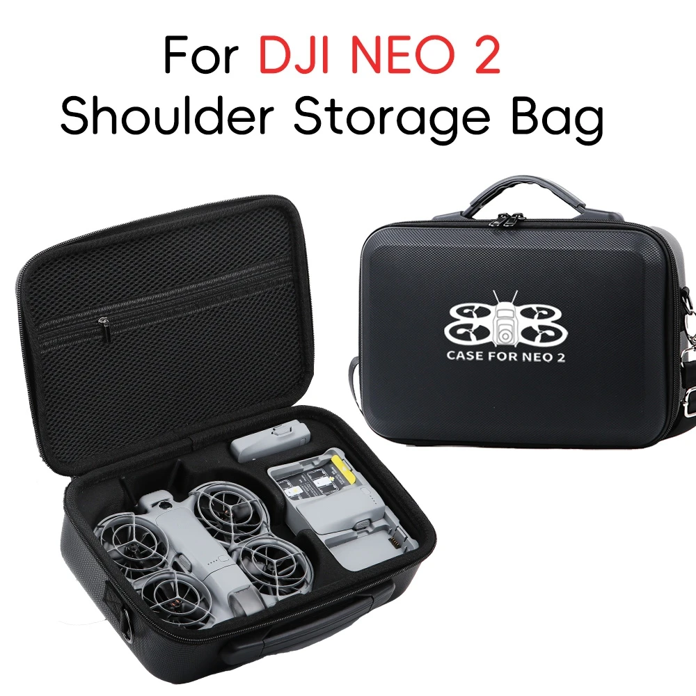 Large Capacity Storage Bag for DJI Neo 2 ,Shockproof Protective Case with Included Shoulder Strap , for Travel & Daily Use
Large Capacity Storage Bag for DJI Neo 2 ,Shockproof Protective Case with Included Shoulder Strap , for Travel & Daily Use
