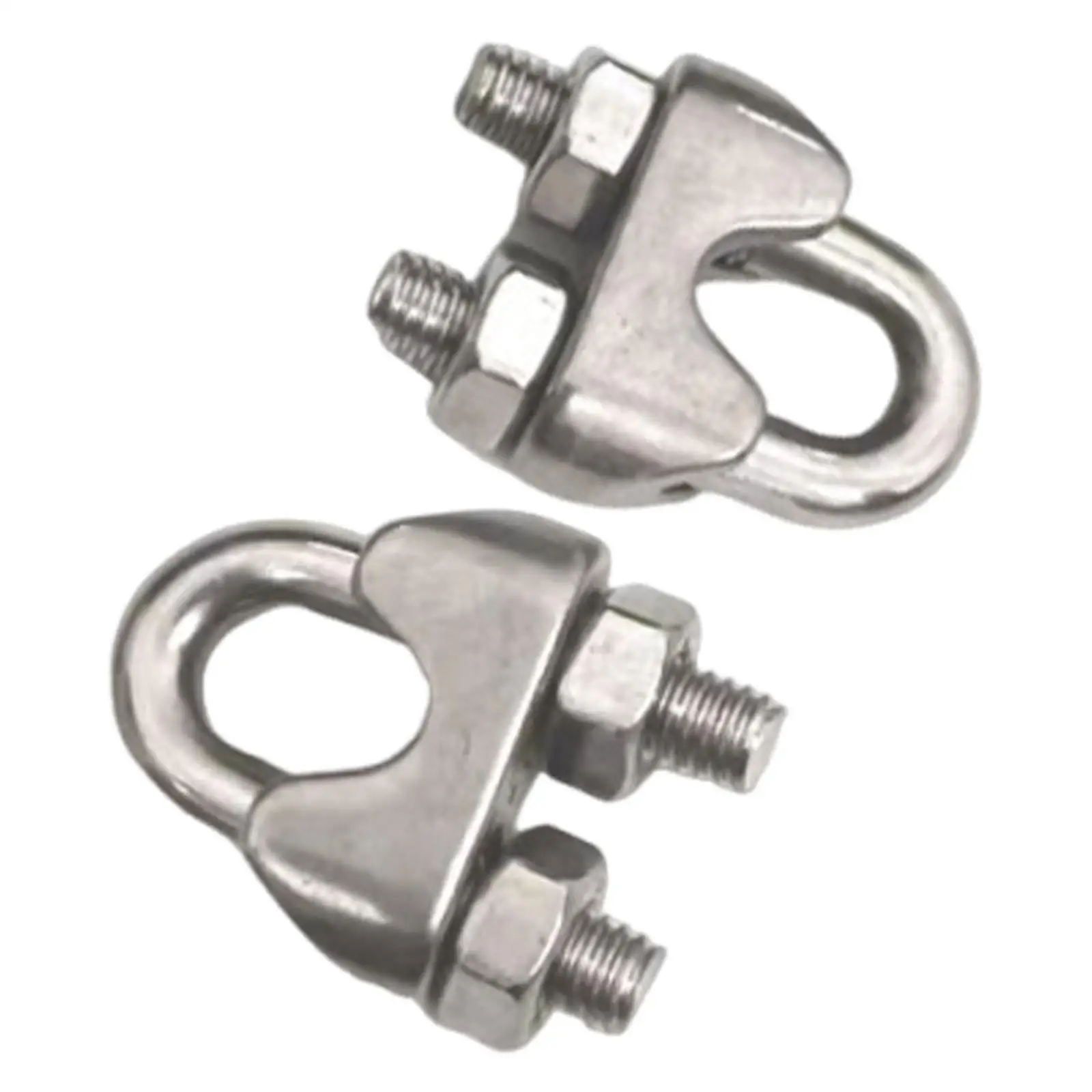 2x Wire Rope Clamps, Rigging Rope, Accessories Wires Gym Easy Installation, Cable Fitting Hardware
2x Wire Rope Clamps, Rigging Rope, Accessories Wires Gym Easy Installation, Cable Fitting Hardware