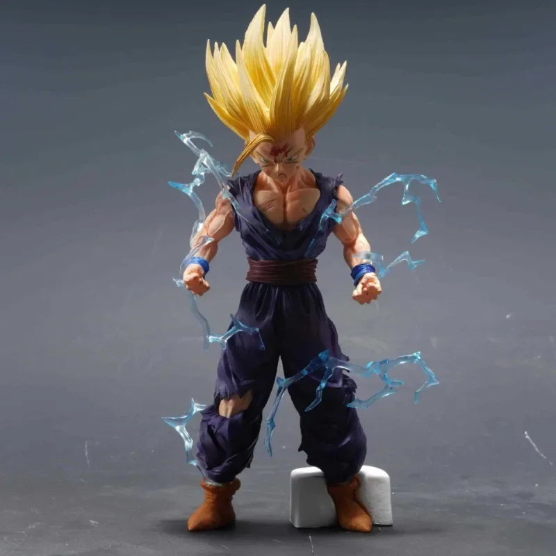 Dragon Ball 24cm Standing Pose Super Two Sun Gohan Figure Super Saiyan Battle Damage Standing Pose Battle Model Scene Ornaments
Dragon Ball 24cm Standing Pose Super Two Sun Gohan Figure Super Saiyan Battle Damage Standing Pose Battle Model Scene Ornaments
