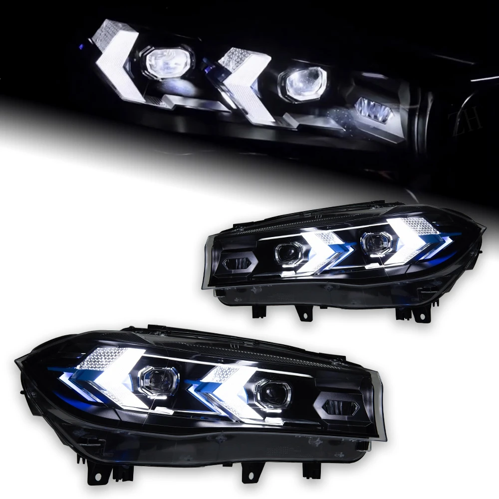 AKD Автомобильные фары для BMW X5 Светодиодные фары с линзой проектора 2014-2018 F15 F16 Светодиодные DRL X6 Фара Сигнал Автомобильные аксессуары
AKD Автомобильные фары для BMW X5 Светодиодные фары с линзой проектора 2014-2018 F15 F16 Светодиодные DRL X6 Фара Сигнал Автомобильные аксессуары