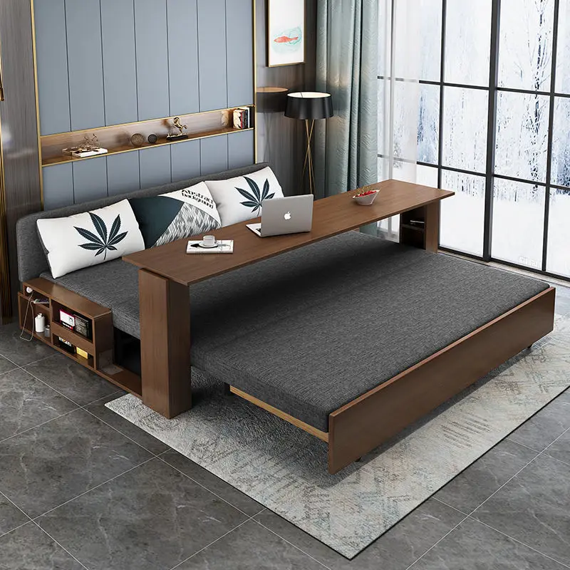 Multifunctional Solid Wood Foldable Sofa Bed, Push-Pull Design for Small Apartment Living Room Study
Multifunctional Solid Wood Foldable Sofa Bed, Push-Pull Design for Small Apartment Living Room Study