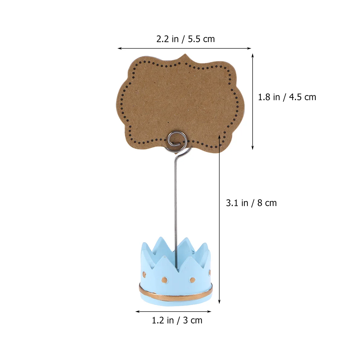 6 Pcs Crown Business Card Holder Price Tag Clip Memo European Style Place Blue Child
6 Pcs Crown Business Card Holder Price Tag Clip Memo European Style Place Blue Child