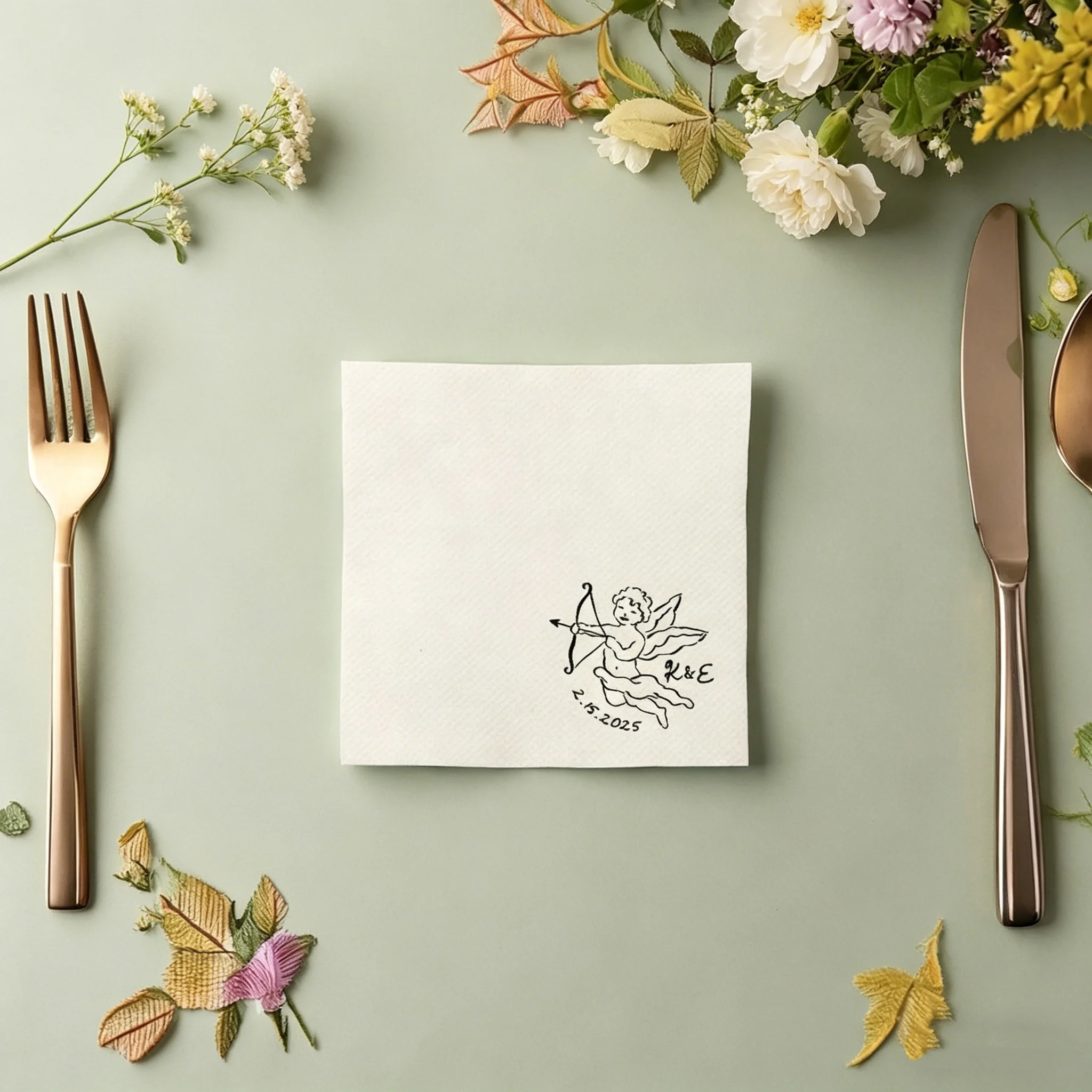 50pcs Personalized Cupid Sketch Cocktail Napkins Romantic Custom Monogram Napkins Disposable Tableware for Wedding Rehearsal Din
50pcs Personalized Cupid Sketch Cocktail Napkins Romantic Custom Monogram Napkins Disposable Tableware for Wedding Rehearsal Din