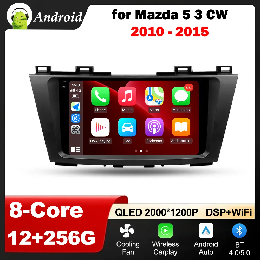 Android Intelligent System for Mazda 5 3 CW 2010 - 2015 Car Radio Audio Player WIFI Bluetooth QLED IPS Screen Auto Accessories
Android Intelligent System for Mazda 5 3 CW 2010 - 2015 Car Radio Audio Player WIFI Bluetooth QLED IPS Screen Auto Accessories
