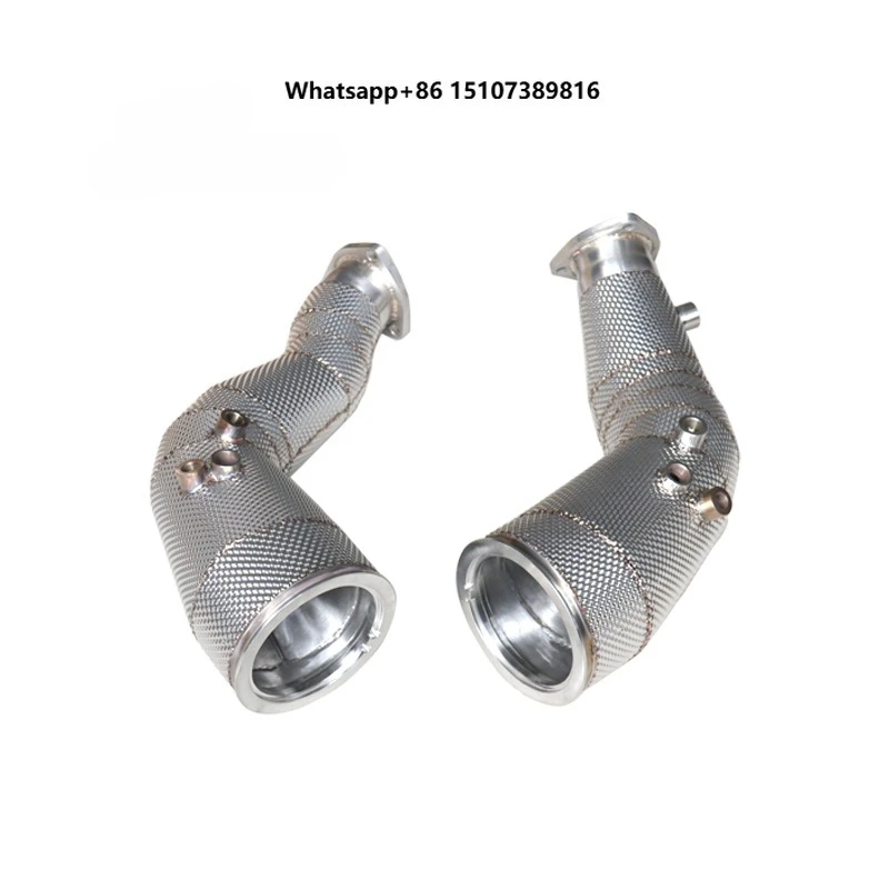 For RS6 RS7 C8 4.0 TFSI V8 2022+ with Opf with Heat Shield Downpipe
For RS6 RS7 C8 4.0 TFSI V8 2022+ with Opf with Heat Shield Downpipe