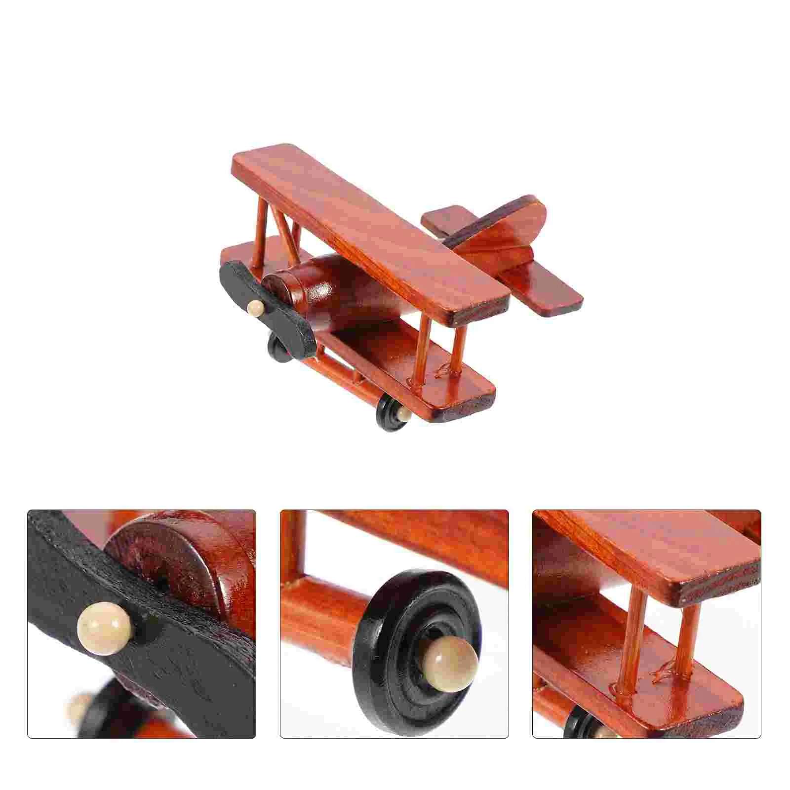Airplane Model Ornament Desktop Home Decor Mini Chopper Wood Craft Adornment Creative
Airplane Model Ornament Desktop Home Decor Mini Chopper Wood Craft Adornment Creative