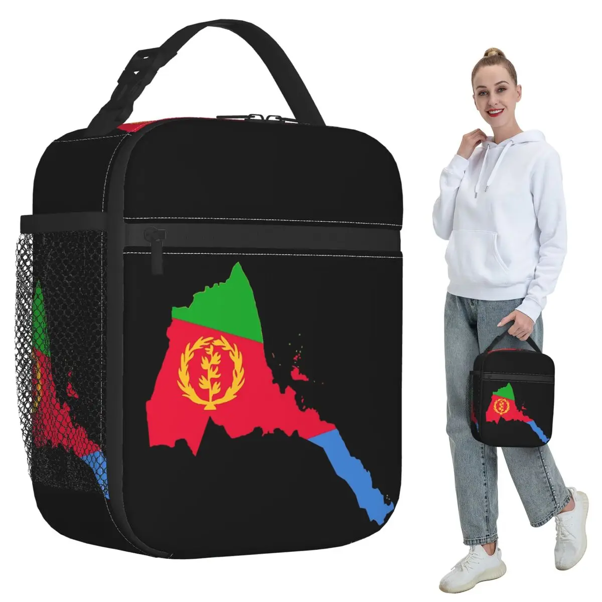 Flag Of Eritrea Insulated Lunch Bag for Kids School Cooler Thermal Food Box Tote Portable Lunch Boxes Container
Flag Of Eritrea Insulated Lunch Bag for Kids School Cooler Thermal Food Box Tote Portable Lunch Boxes Container