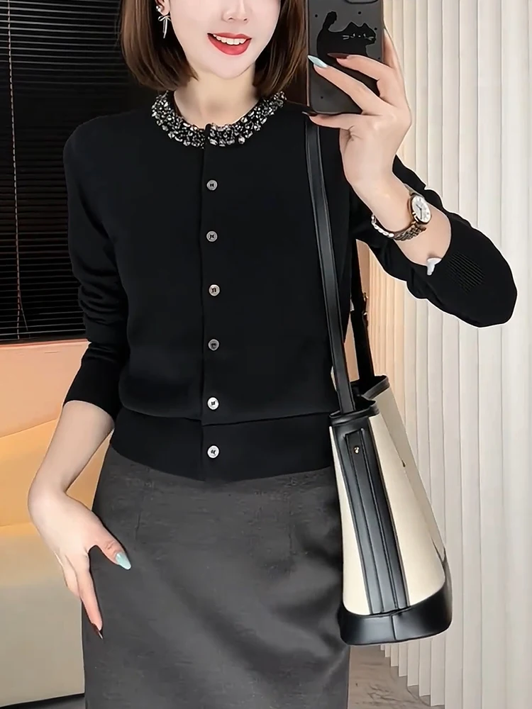 Faionable Heavyweight Knitted Sweater with Rhinestone Collar Ele Premium Early Spring Large Size Versatile ort Women'...
Faionable Heavyweight Knitted Sweater with Rhinestone Collar Ele Premium Early Spring Large Size Versatile ort Women'...