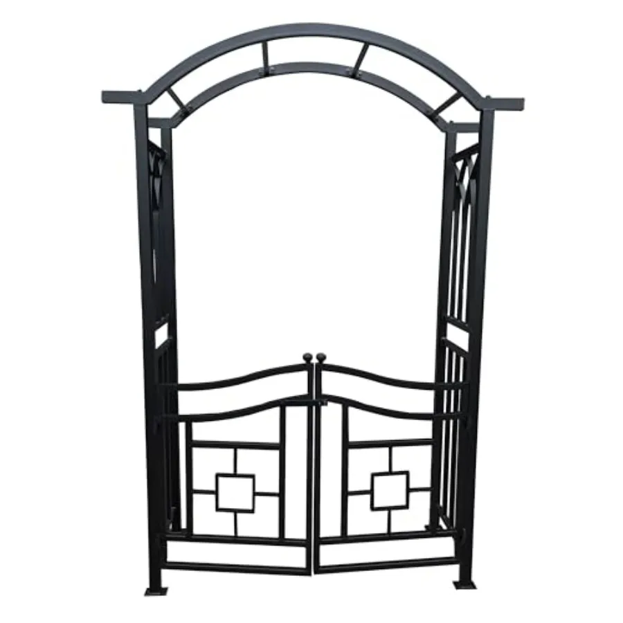 Black Aluminum Garden Arbor Arch with Gate for Outdoor Landscaping Durable Rust-Resistant Sleek Modern Design
Black Aluminum Garden Arbor Arch with Gate for Outdoor Landscaping Durable Rust-Resistant Sleek Modern Design