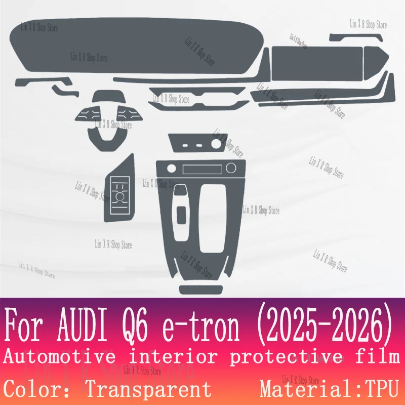 For AUDI Q6 e-tron (2025-2026) Automotive interior center console protection sticker LCD display matte TPU protective film refit
For AUDI Q6 e-tron (2025-2026) Automotive interior center console protection sticker LCD display matte TPU protective film refit