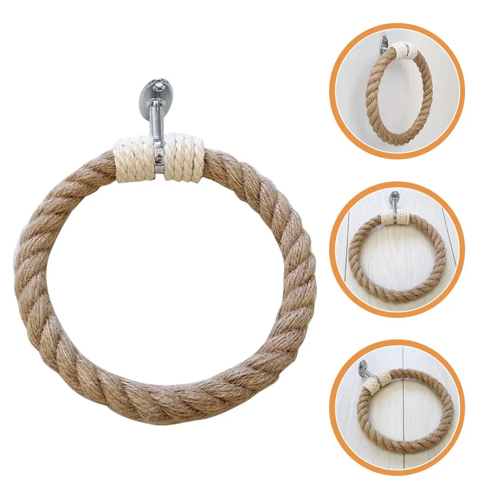 Decorative Bohemian Woven Towel Holder Wall Mount Iron and Hemp Rope Towel Rack for Bathroom Kitchen Bedroom Space Saving
Decorative Bohemian Woven Towel Holder Wall Mount Iron and Hemp Rope Towel Rack for Bathroom Kitchen Bedroom Space Saving