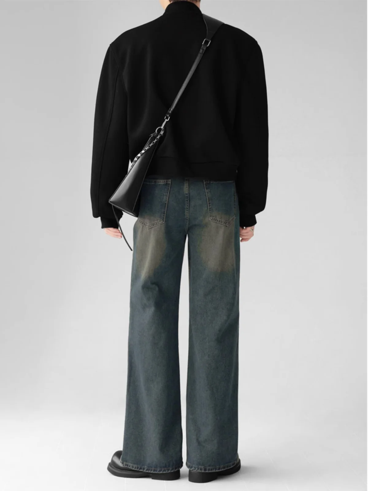 Retro Loose Jeans Men Women Folded Wide Leg Pants Waed Long Trousers Dra Straight Floor-Length Trendy Jeans
Retro Loose Jeans Men Women Folded Wide Leg Pants Waed Long Trousers Dra Straight Floor-Length Trendy Jeans