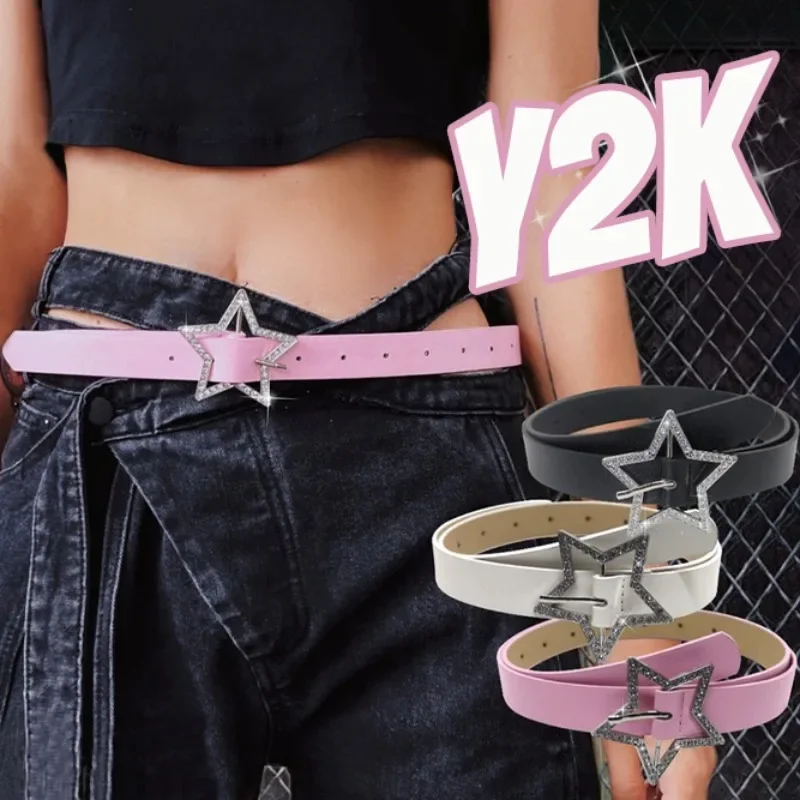 Star Rhinestone Belt For Women Fashion Y2k 2000s Waist Strap Female Girl Jeans Dress Trouser Decorative Waistband Accessories
Star Rhinestone Belt For Women Fashion Y2k 2000s Waist Strap Female Girl Jeans Dress Trouser Decorative Waistband Accessories