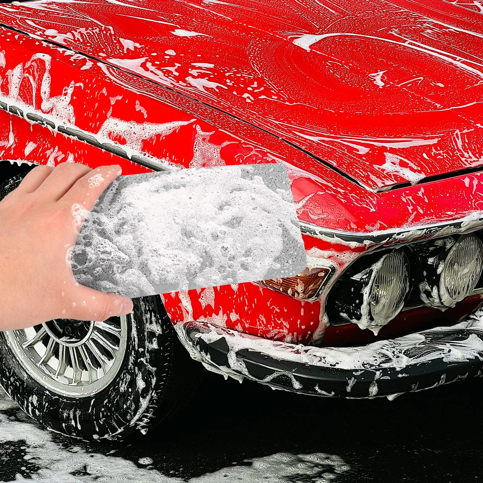Cleaning Sponge Car Wash Tool Blue Gray Multi Functional Scrub Pad Kitchen Home Vehicle Block Reusable Efficient Cleaning
Cleaning Sponge Car Wash Tool Blue Gray Multi Functional Scrub Pad Kitchen Home Vehicle Block Reusable Efficient Cleaning