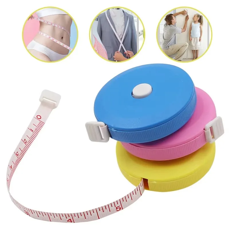 60-inch 1.5 Meter Soft Mini Retractable Body Waist Measuring Tape, Custom Tailor Sewing Craft Cloth Tape Measure
60-inch 1.5 Meter Soft Mini Retractable Body Waist Measuring Tape, Custom Tailor Sewing Craft Cloth Tape Measure