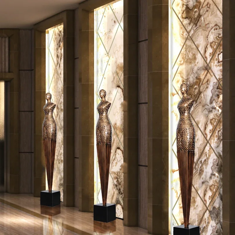 Art Hotel Soft Decoration Aisle Floor Sculpture Large Mermaid Decoration Metal Crafts
Art Hotel Soft Decoration Aisle Floor Sculpture Large Mermaid Decoration Metal Crafts