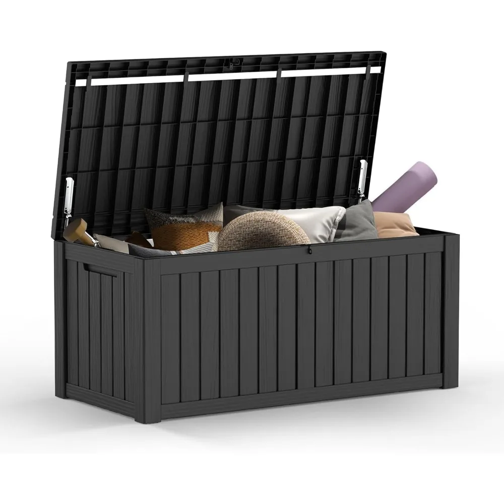 120 Gallon Outdoor Storage Box, Waterproof Deck Box, Large Outside Storage Bin for Patio Furniture Cushions, Pool Supplies, Gard
120 Gallon Outdoor Storage Box, Waterproof Deck Box, Large Outside Storage Bin for Patio Furniture Cushions, Pool Supplies, Gard