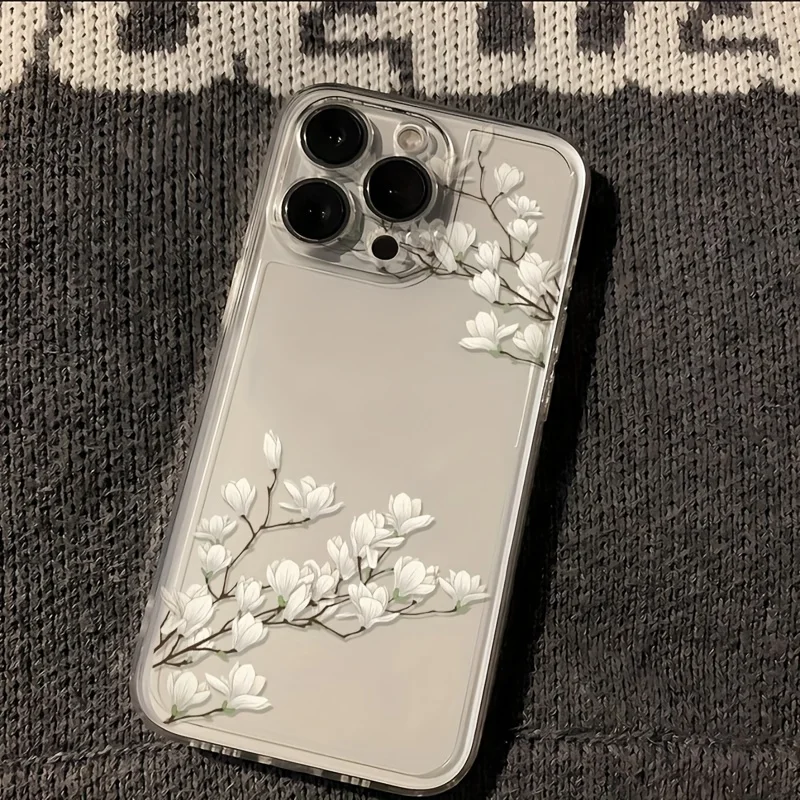 Magnolia Flowers Transparent Phone Case For iPhone 11 12 13 Pro 7 8 SE 2022 2020 X XS XR 15 14 16 Plus Pro Max 16E Clear Cover
Magnolia Flowers Transparent Phone Case For iPhone 11 12 13 Pro 7 8 SE 2022 2020 X XS XR 15 14 16 Plus Pro Max 16E Clear Cover