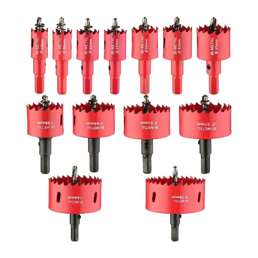 BiMetal Hole Saw Kit with Drill Bits, Carbide Hole Saw Set for Thin Metal and Wood, Cutting Diameter 3 4 to 3
BiMetal Hole Saw Kit with Drill Bits, Carbide Hole Saw Set for Thin Metal and Wood, Cutting Diameter 3 4 to 3