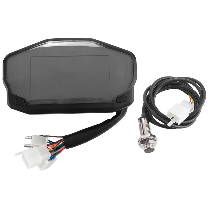 Светодиодный спидометр ABS Спидометр ЖК-цифровой одометр Датчик уровня топлива для цилиндра 1/2/4 
Светодиодный спидометр ABS Спидометр ЖК-цифровой одометр Датчик уровня топлива для цилиндра 1/2/4